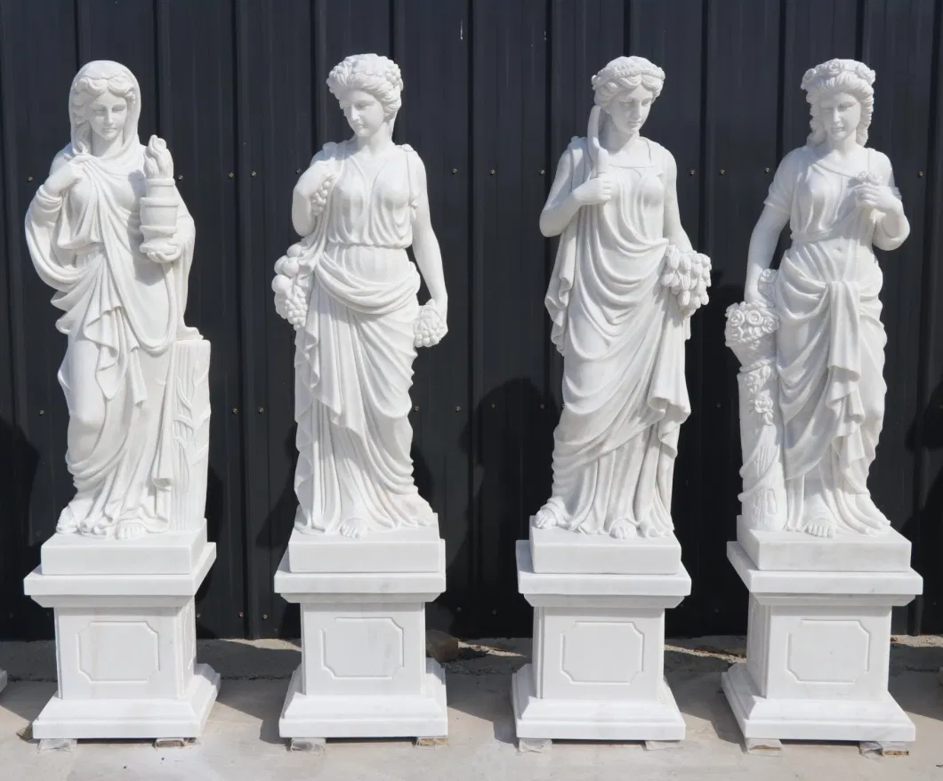 Garden Decoration Stone Marble Statue Stone Sculpture (SYMS-202)