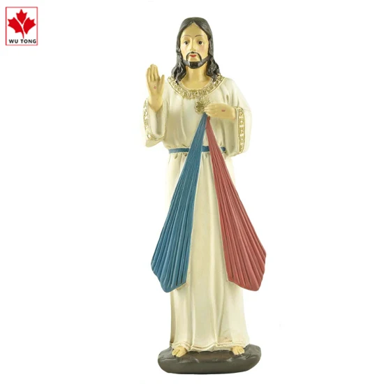 Estatuas religiosas artesanales de resina personalizadas Virgen María